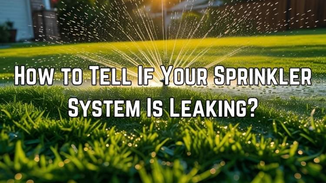 How to Tell If Your Sprinkler System Is Leaking