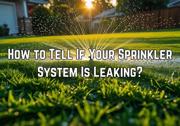 How to Tell If Your Sprinkler System Is Leaking