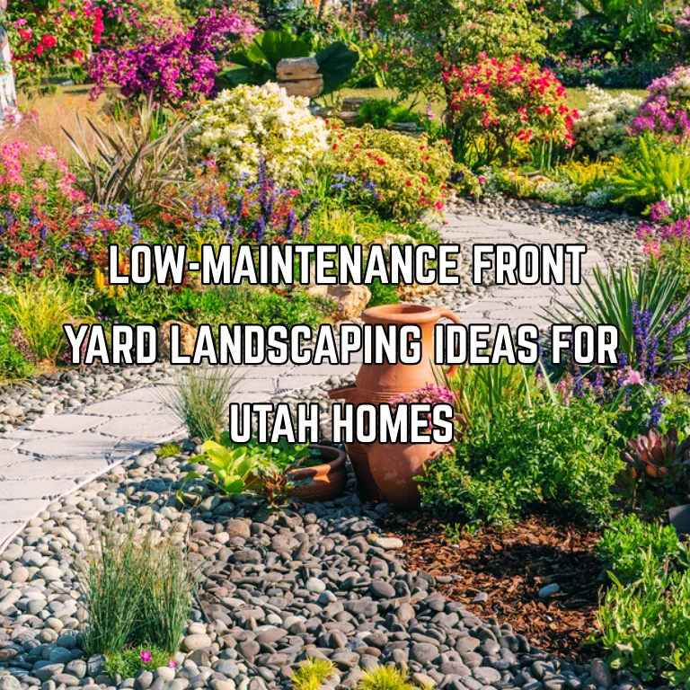Low-Maintenance Front Yard Landscaping Ideas for Utah Homes